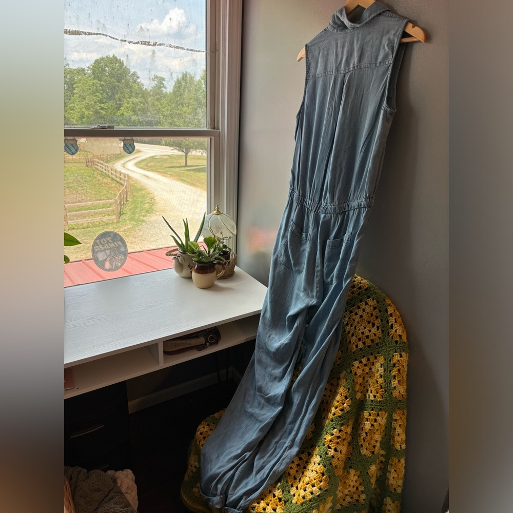 Thread Supply Denim Jumpsuit - Picture 6 of 8